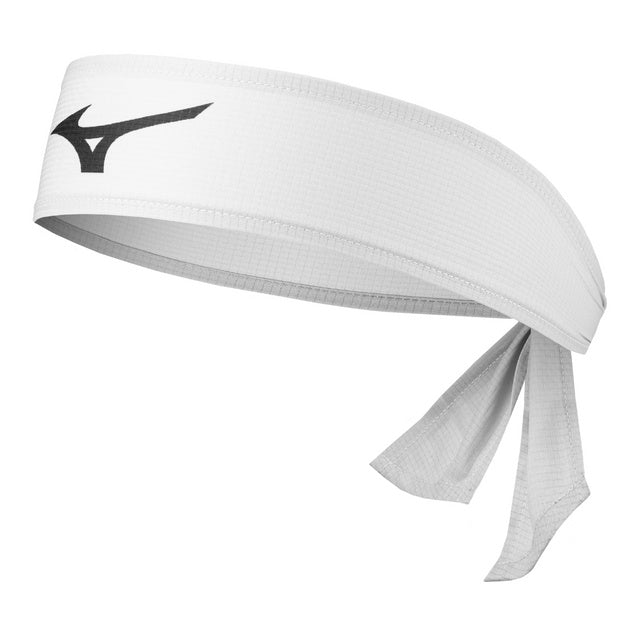 MIZUNO BANDANA HEADBAND WHITE K2GWCR95Z79