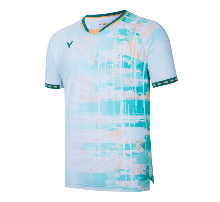 VICTOR X LZJ TOURNAMENT BADMINTON SHIRT (T-45002 R) (GREEN)