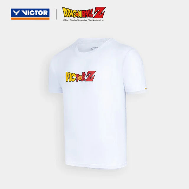 VICTOR X DRAGON BALL Z UNISEX KNITTED T-SHIRT (T-503DBZ A) WHITE