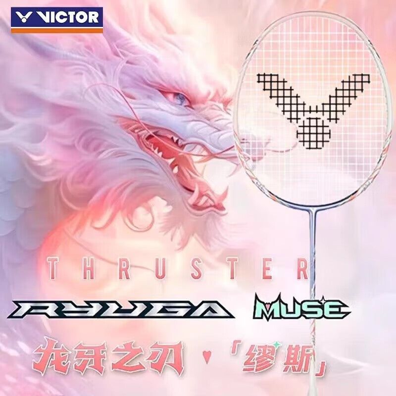 THRUSTER RYUGA MUSE TK-RYUGA MUSE ピンク VICTOR THRUSTER RYUGA MUSE BADMINTON RACQUET (TK-RYUGA MUSE) 5U