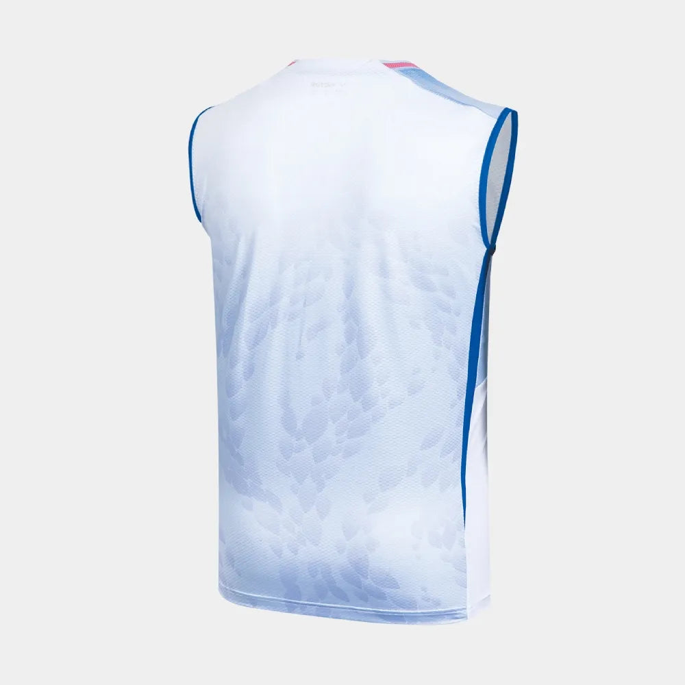 VICTOR LEE ZII JIA'S EXCLUSIVE TOURNAMENT KNITTED SLEEVELESS T-SHIRT (T-60005 M) (SKY BLUE)
