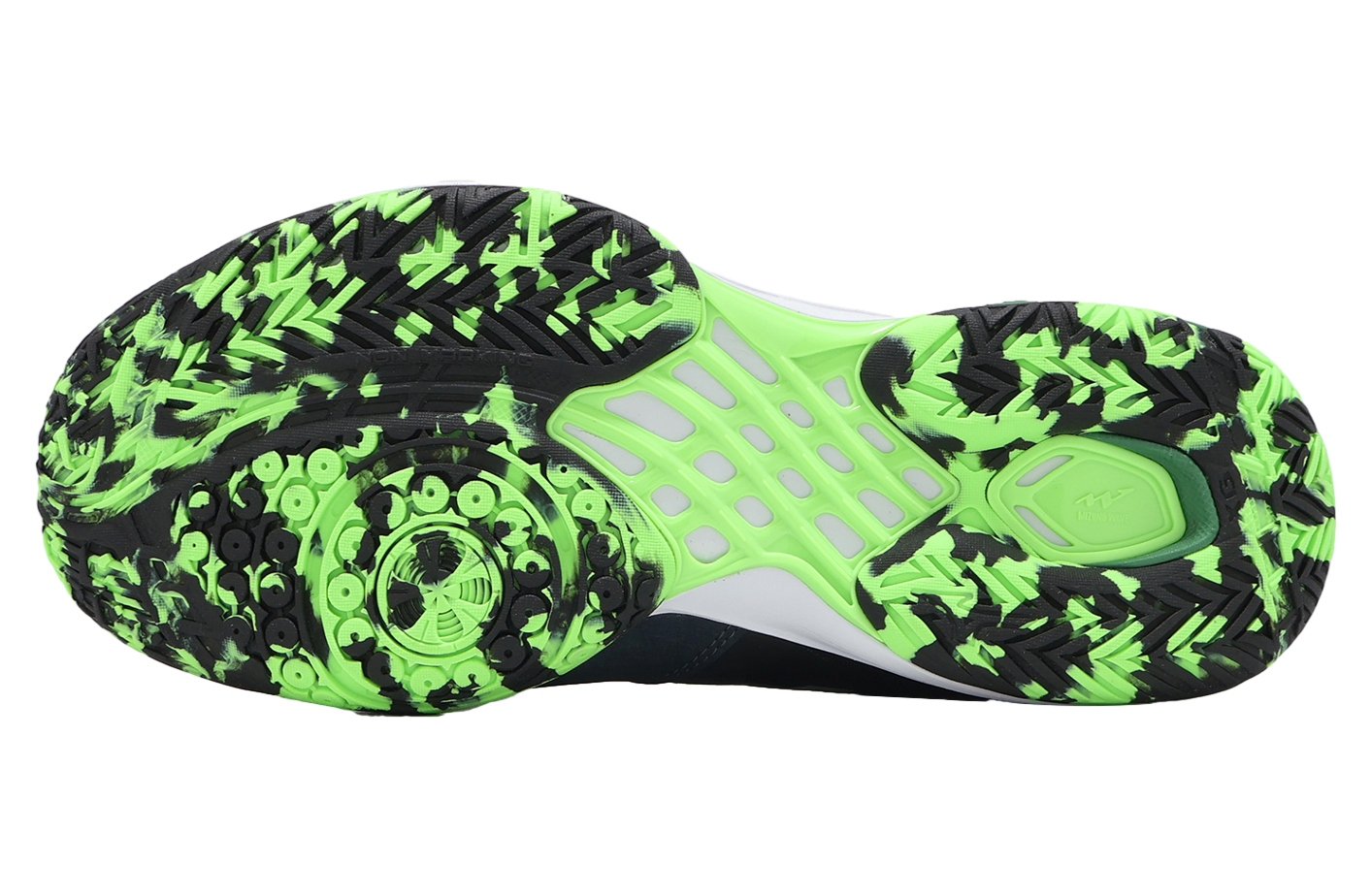 Mizuno Wave Claw 4 Wide badminton shoes 71GA264403 (black/green)