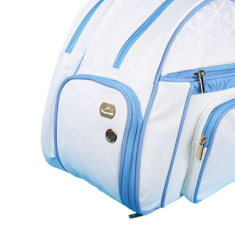 VICTOR RECTANGULAR RACQUET BAG (6PCS) BR5643 M WHITE/BLUE