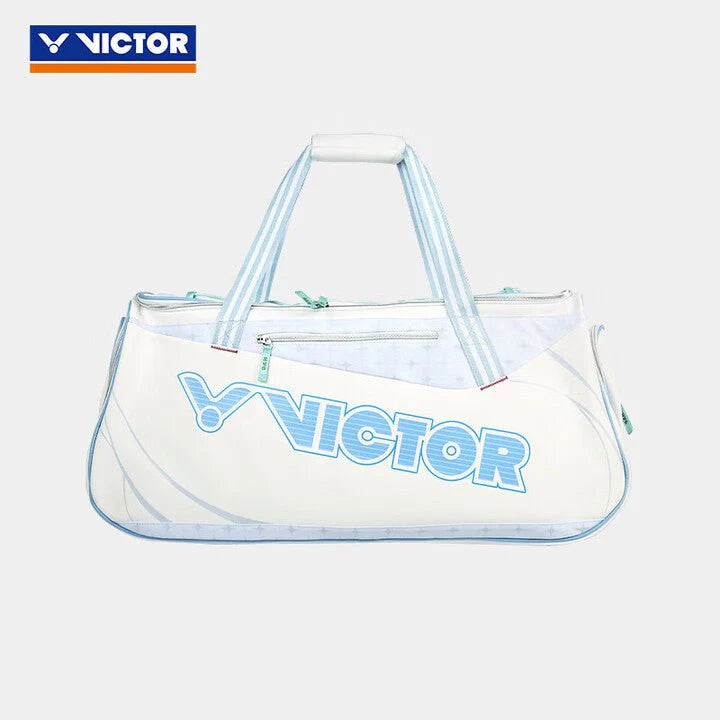 VICTOR X HYQ RECTANGULAR RACQUET BAG (6 PCS) BR5658HYQ - WHITE/BLUE
