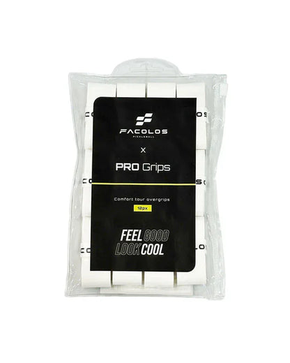 FACOLOS PICKLEBALL PRO OVERGRIPS 9 PACK (BLACK/WHITE/MINT)