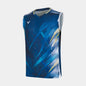 VICTOR LEE ZII JIA'S EXCLUSIVE TOURNAMENT KNITTED SLEEVELESS T-SHIRT (T-60005 B) (ROYAL BLUE)