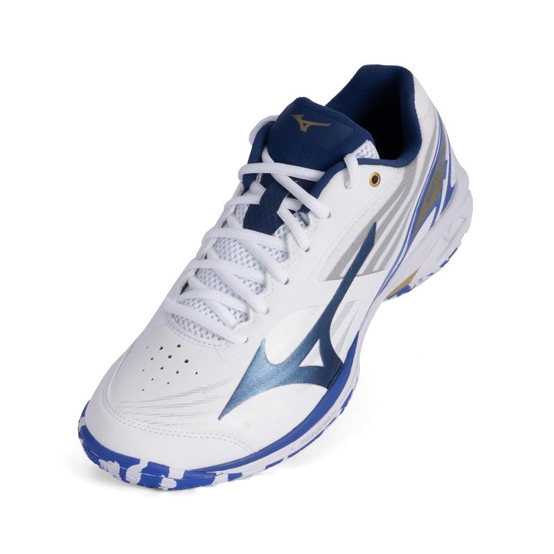 MIZUNO WAVE CLAW 4 71GA264304 BADMINTON SHOES (WHITE/BLUE)