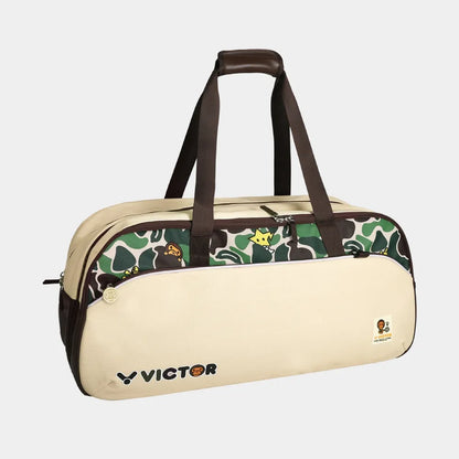 VICTOR X BABY MILO RECTANGULAR RACQUET BAG (6 PCS) BR5649BM V MILO KHAKI