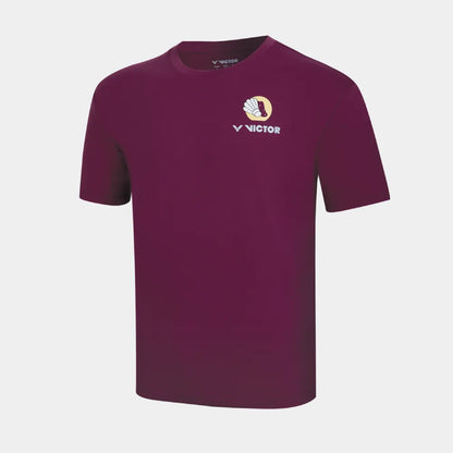 VICTOR KNITTED T-SHIRT UNISEX (T-60026 J) (TYRIAN PURPLE)