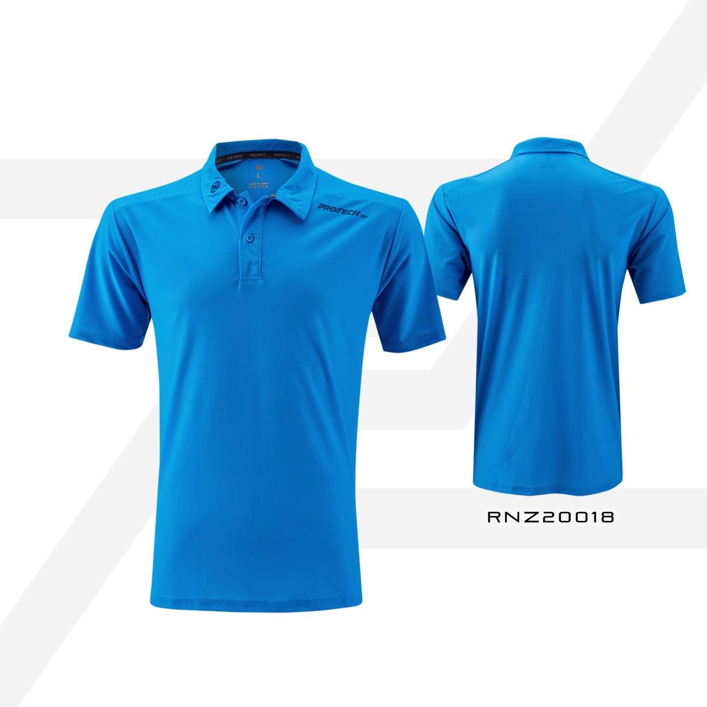 PROTECH POLO TEE BLUE RNZ20018