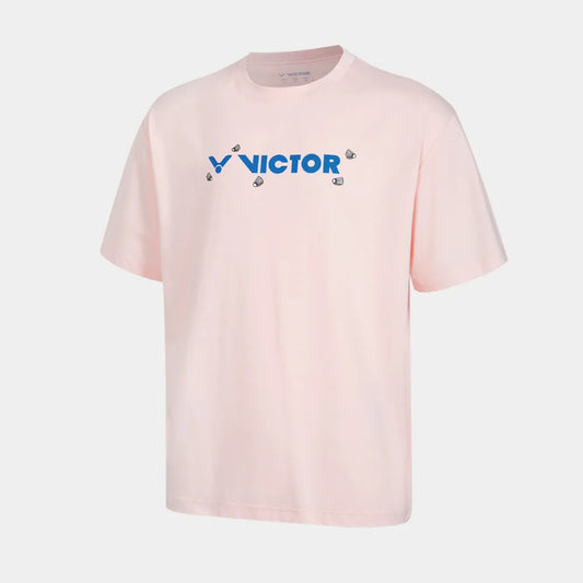 VICTOR KNITTED T-SHIRT UNISEX (T-60035 I) (PINK)