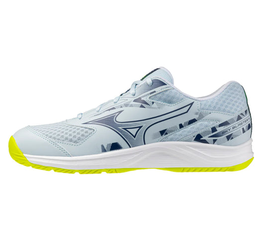 MIZUNO SKY BLASTER 4 71GA253321 BADMINTON SHOES (WHITE/YELLOW)