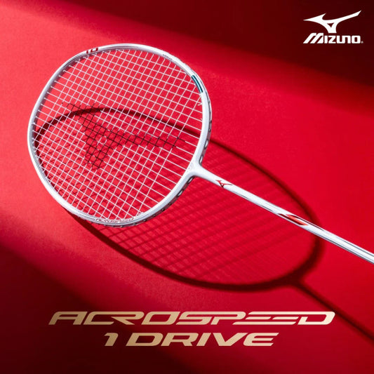 MIZUNO ACROSPEED 1 DRIVE 4U/G6 (WHITE) BADMINTON RACQUET [UNSTRUNG]