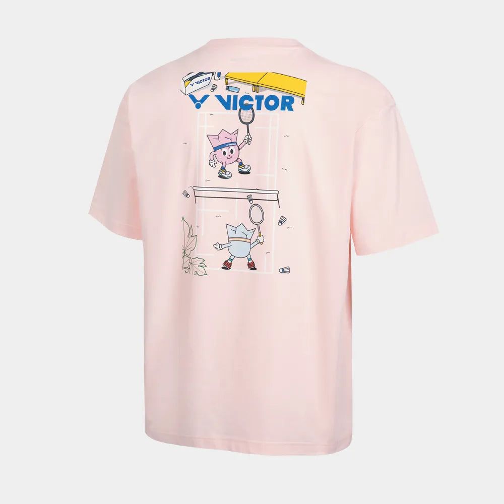 Victor knitted t-shirt unisex (T-60035 I) (pink)
