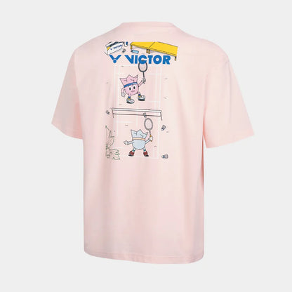 Victor knitted t-shirt unisex (T-60035 I) (pink)