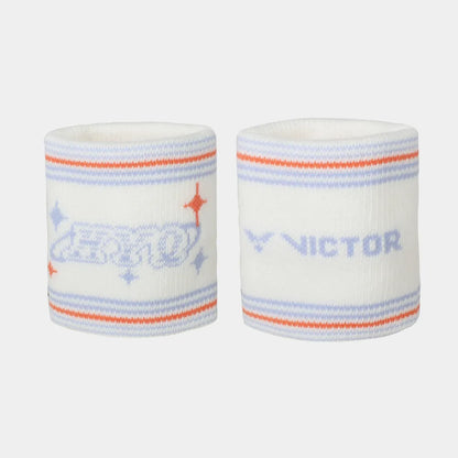 Victor X Huang Ya Qiong Collection 2.0 Wristband (SP609HYQ) (Bright White/Spiral Strike Blue/Dawn Blue)