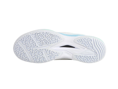 VICTOR A550 (AB) BADMINTON SHOES (WHITE/TRUE BLUE)