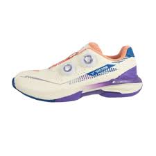 VICTOR A810 (LJ) BADMINTON SHOES (ANTIQUE WHITE/MEDIUM PURPLE)