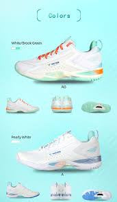VICTOR A970 NITROLITE AG BADMINTON SHOES (WHITE/BROOK GREEN)