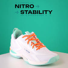 VICTOR A970 NITROLITE AG BADMINTON SHOES (WHITE/BROOK GREEN)