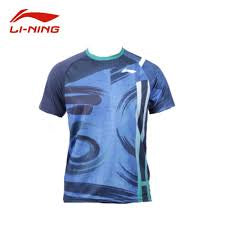 LINING BADMINTON SHIRT ATSR341-1 (DARK NAVY)