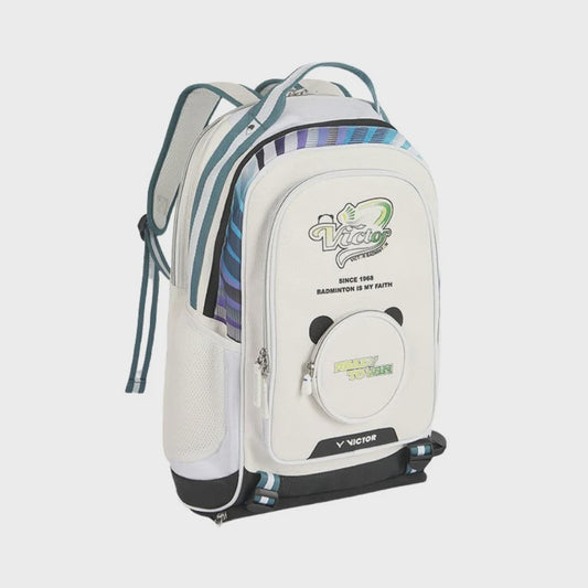 VICTOR BADMINTON RACQUET BACKPACK (BR5026 A) WHITE