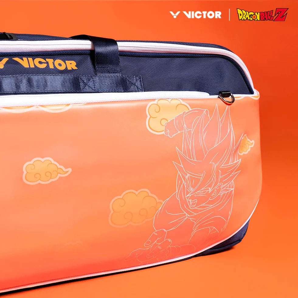 VICTOR X DRAGON BALL Z BADMINTON RACQUET BAG 6PCS (BR5639DBZ O) BRIGHT MARIGOLD