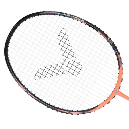 VICTOR DRIVEX 12 METALLIC (SALMON RED) (DX-12) BADMINTON RACQUET (UNSTRUNG)