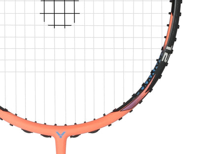 VICTOR DRIVEX 12 METALLIC (SALMON RED) (DX-12) BADMINTON RACQUET (UNSTRUNG)