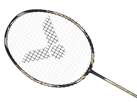 VICTOR JETSPEED S10 BADMINTON RACQUET (BLACK) (JS-10) 3U/4U [UNSTRUNG]