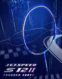 VICTOR JETSPEED S 12 II BADMINTON RACQUET (CLOISONNÉ BLUE) (JS-12 II) 3U/4U [UNSTRUNG]