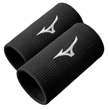 Mizuno Wristband One Pair 32GY1S55Z (09Black/01White)