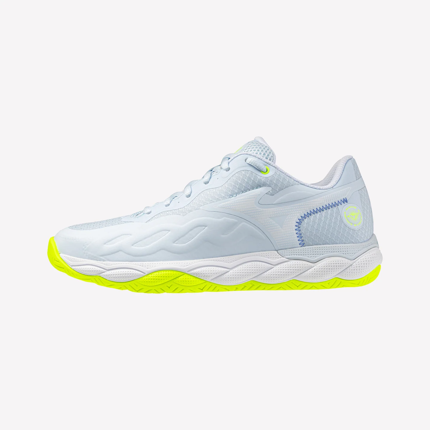 Mizuno Wave Enforce Court AC (61GA243320) women tennis shoes (sky blue/green)