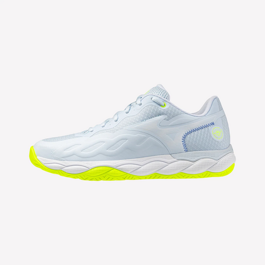 MIZUNO WAVE ENFORCE COURT AC (61GA243320) WOMEN TENNIS SHOES (SKY BLUE/GREEN)
