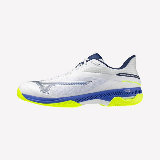 MIZUNO WAVE EXCEED COURT AC (61GA251820) MEN TENNIS SHOES (WHITE/BLUE/GREEN)