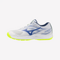 Mizuno Break Shot 5 jr. AC (61GA255521) junior tennis shoes (white/blue/green)