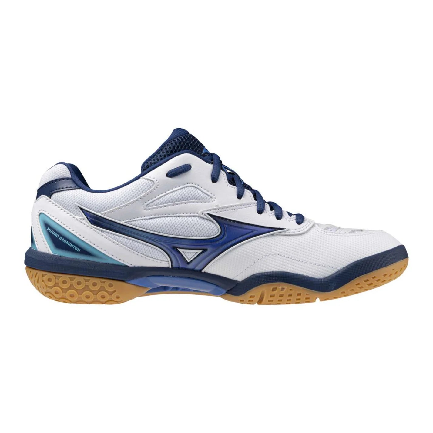 MIZUNO WAVE FANG PRO 71GA210091 BADMINTON SHOES (WHITE/BLUE)
