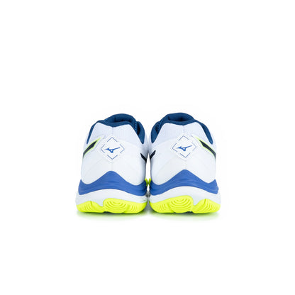 MIZUNO WAVE FANG 2 71GA231351 BADMINTON SHOES (WHITE/BLUE/GREEN)