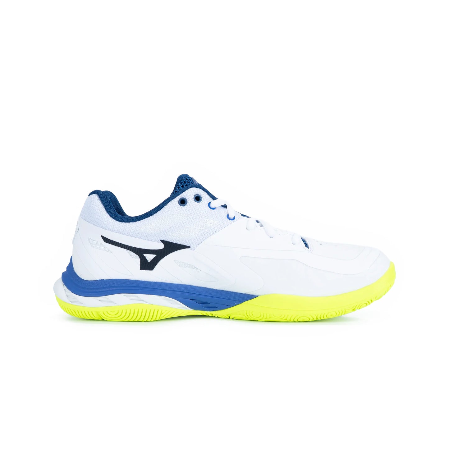 MIZUNO WAVE FANG 2 71GA231351 BADMINTON SHOES (WHITE/BLUE/GREEN)
