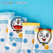 VICTOR x DORAEMON JUNIOR SPORTS SOCKS (SK516DRM)