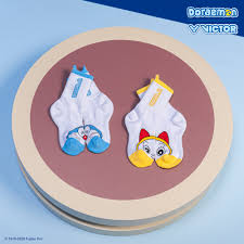 VICTOR x DORAEMON JUNIOR SPORTS SOCKS (SK517DRM)