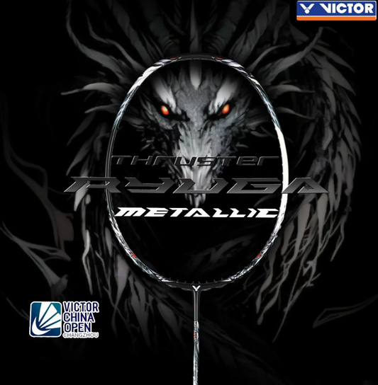 VICTOR THRUSTER RYUGA METALLIC CHINA OPEN 2024 LIMITED EDITION RACQUET (TK-RYUGA METALLIC CO24/CA) 3U/4U [UNSTRUNG]