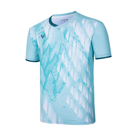 VICTOR INTERNATIONAL PLAYER BADMINTON SHIRT (T-45000TD M) (SKY BLUE)
