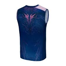 VICTOR CAPSULE COLLECTION MEN'S TOURNAMENT SLEEVELESS TOP (T-50008CPS IB) PINK/NAVY