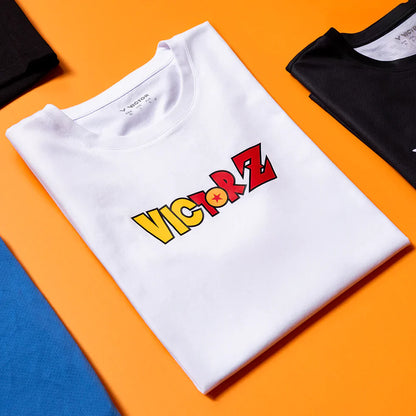 VICTOR X DRAGON BALL Z UNISEX KNITTED T-SHIRT (T-503DBZ A) WHITE
