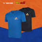 VICTOR X DRAGON BALL Z UNISEX KNITTED T-SHIRT (T-504DBZ) C-BLACK / F-BLUE