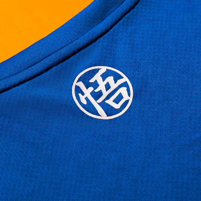 VICTOR X DRAGON BALL Z UNISEX KNITTED T-SHIRT (T-504DBZ) C-BLACK / F-BLUE