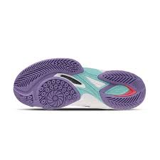 WAVE CLAW EL 2 BADMINTON SHOES 71GA258368 (WHITE/VIOLET INDIGO/CAMELLIA ROSE)