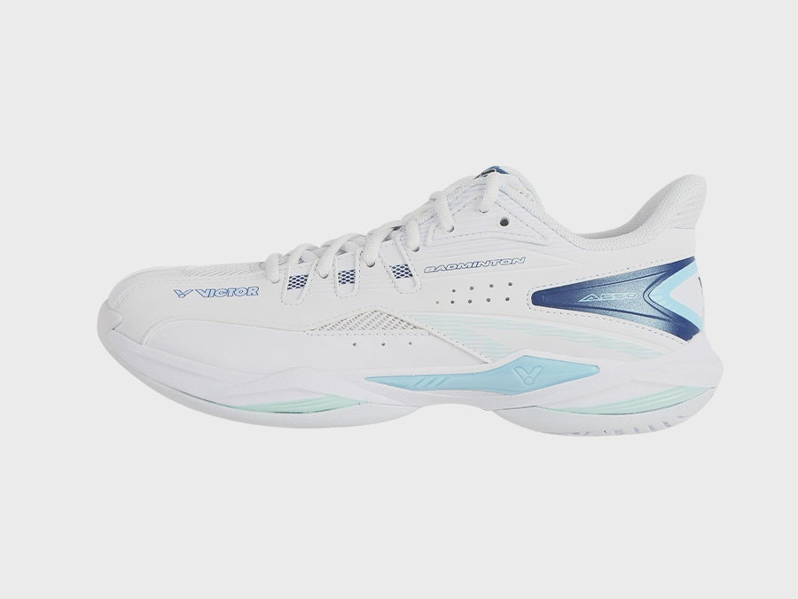 VICTOR A550 (AB) BADMINTON SHOES (WHITE/TRUE BLUE)