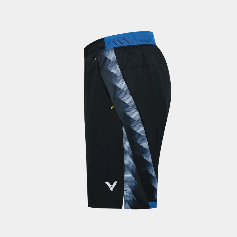 VICTOR LEE ZII JIA'S EXCLUSIVE TOURNAMENT KNITTED SHORTS (R-60201 C ) (BLACK)